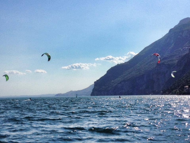  Kitesurf en el lago de Garda
